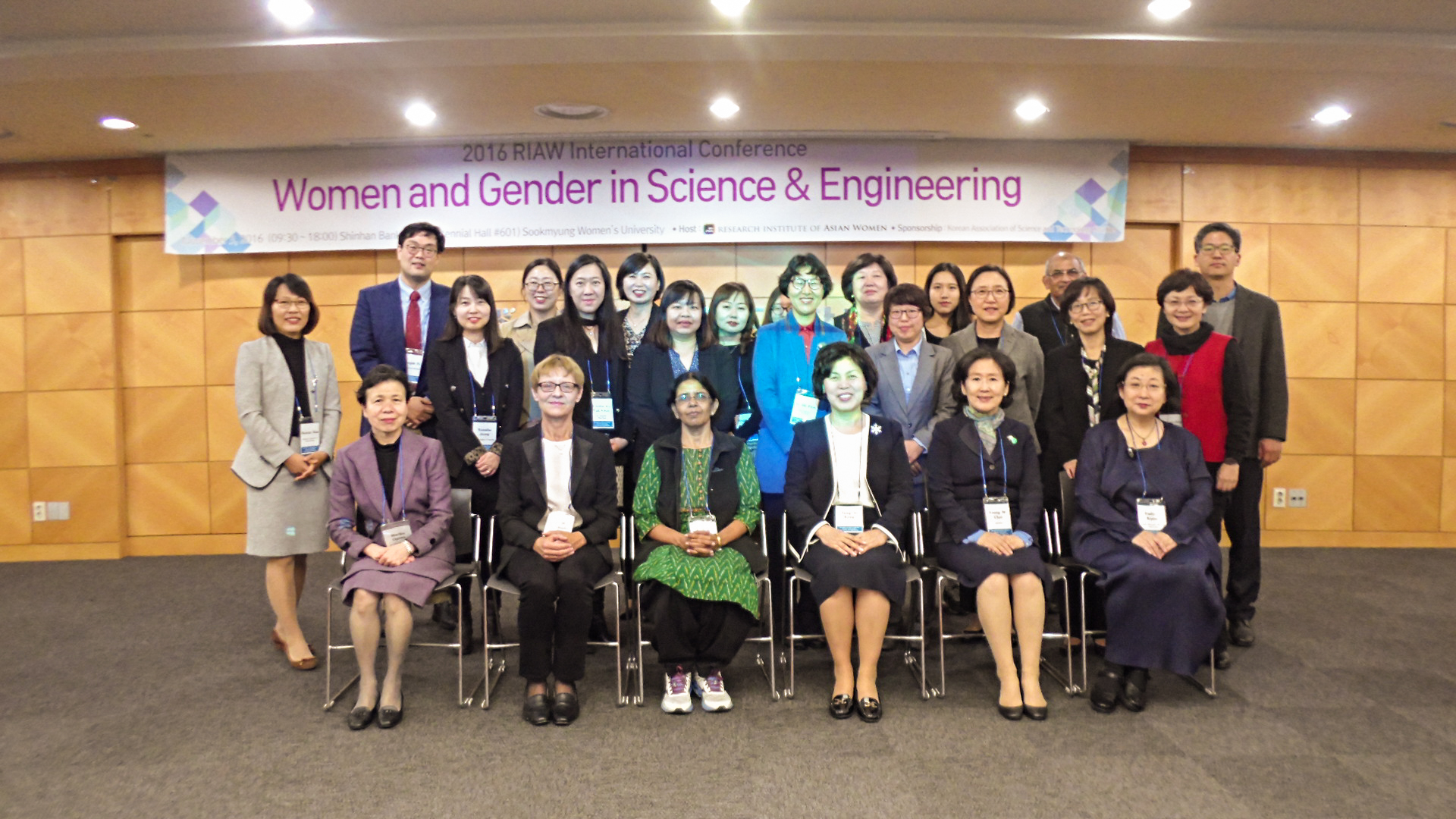 2nd – 4th November 2016 – 2016 Research Institute of Asian Women International Conference